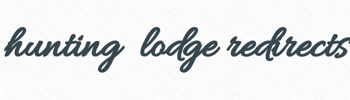 hunting lodge redirects Logo